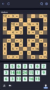 Math Puzzle Games - Cross Math