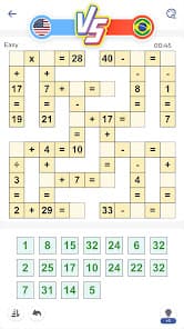 Math Puzzle Games - Cross Math