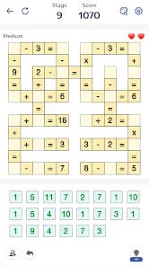 Math Puzzle Games - Cross Math